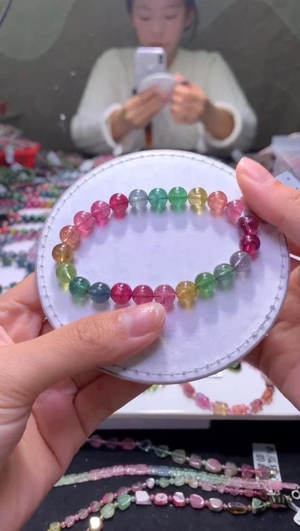 未镶嵌手串碧玺A39【天然碧玺】