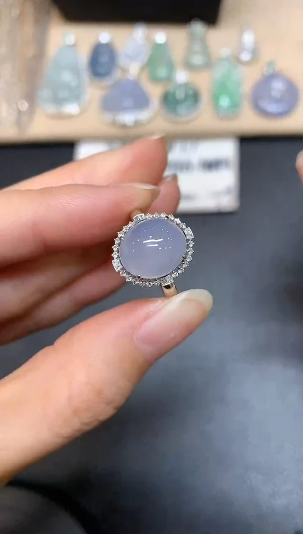 【闪购商品】翡翠戒指18K金镶嵌【无服务费