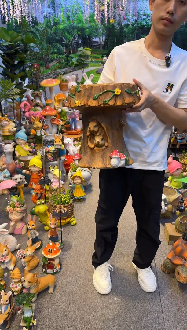 无花朵花园庭院摆件&00&