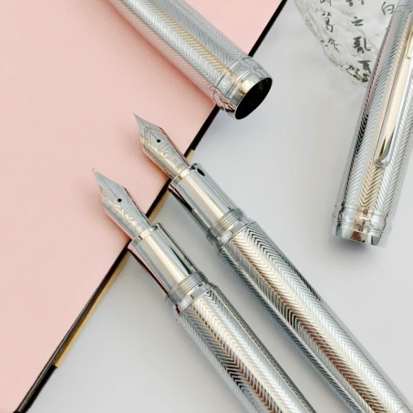 柠檬研新品M8活塞金属钢笔山纹书法练字刀锋长刀研笔尖手工打磨