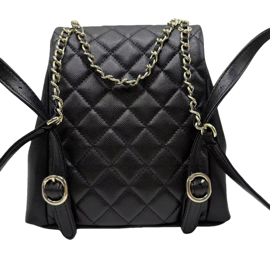 【私定真皮包】香香duma小青蛙双肩包-20-0035-黑色