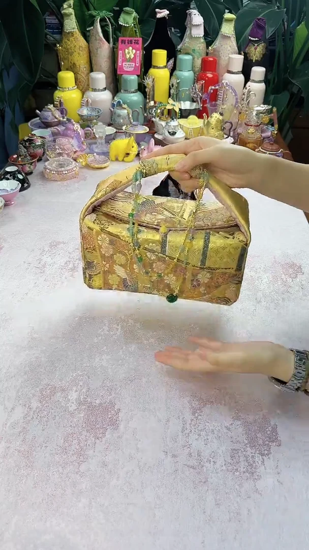 18  西针织 茶事包 带链