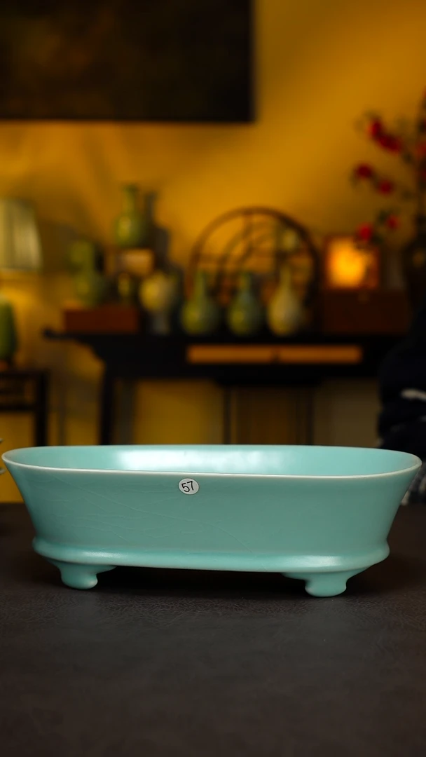 杯子陶57号水仙盆-微微瑕