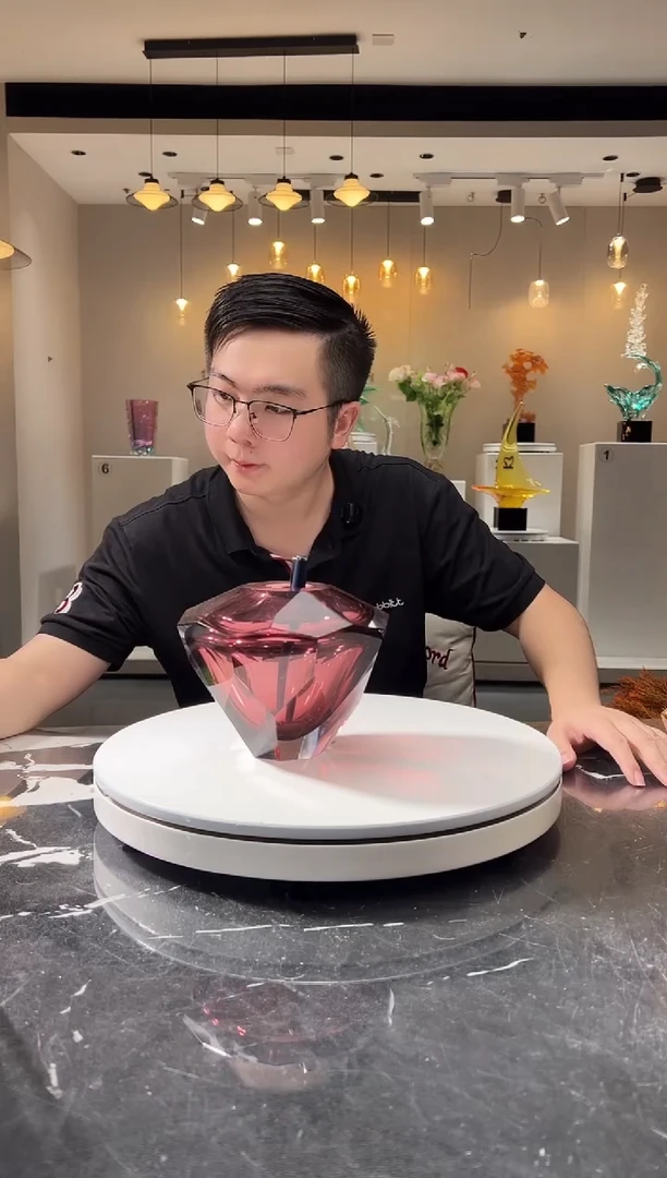 摆件巴比特美学-紫色钻石花器
