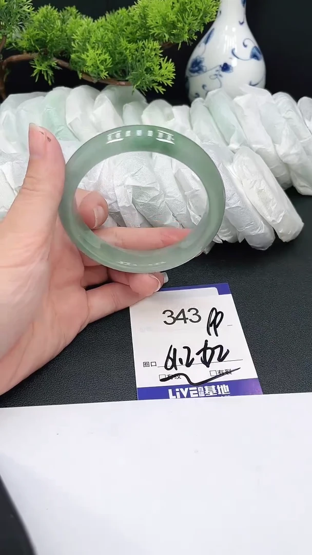 未镶嵌手镯翡翠343