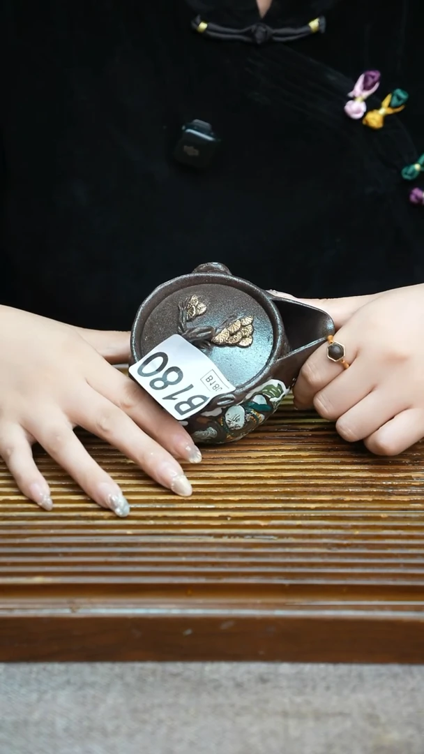 万古烧粗陶手工茶具