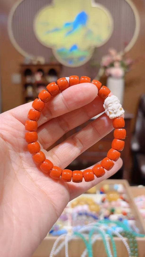 【闪购商品】南红玛瑙手串未镶嵌设计款珠串