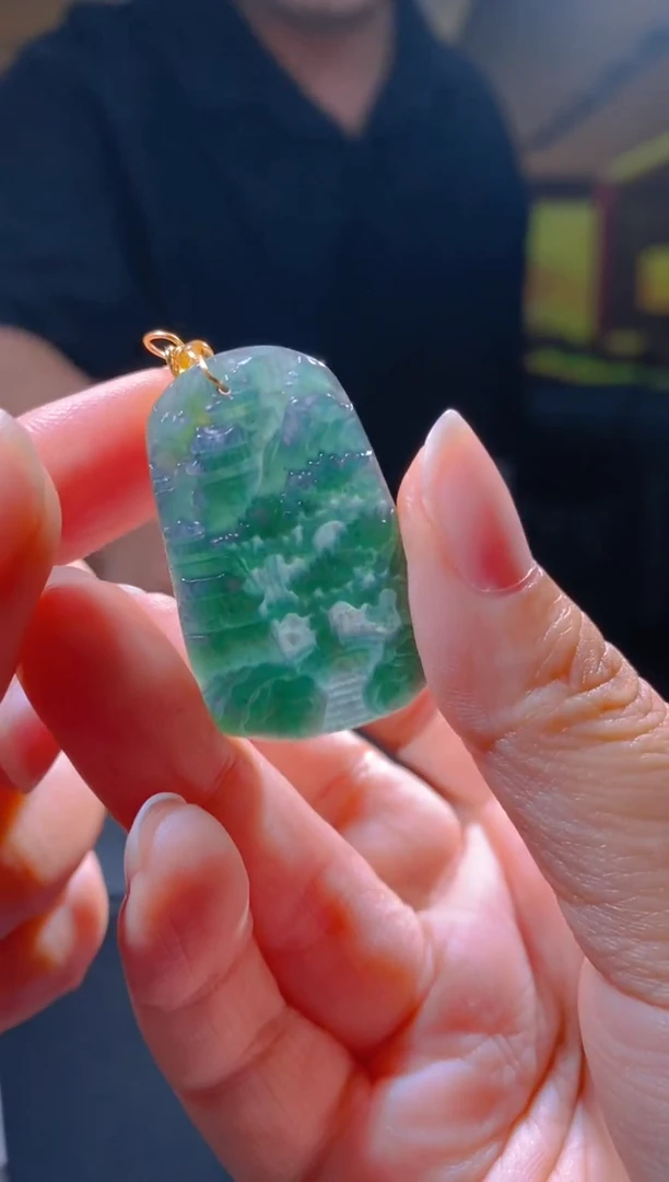 定制翡翠未镶嵌LL2翡翠毛货SG-24