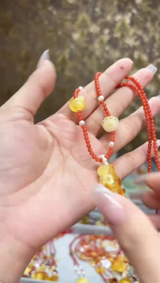 琥珀项链未镶嵌【多样性发一】