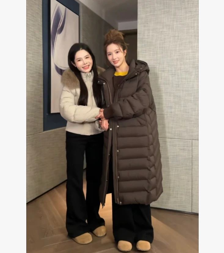 宿慕SUMU设计款排骨被子羽绒服冬季11-20新款90白鸭羽绒服9071