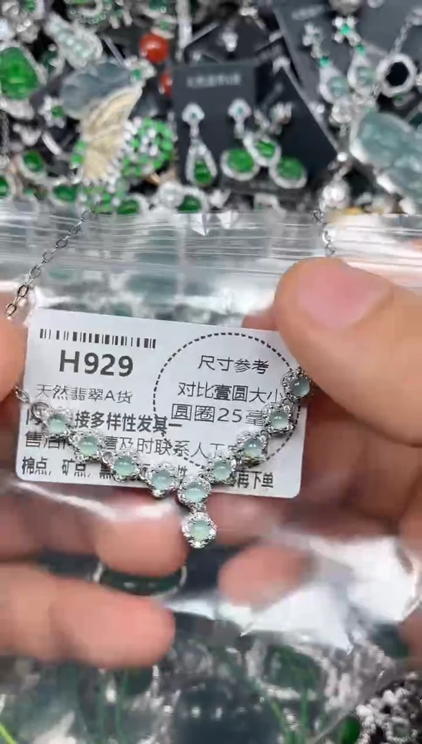 颈饰未镶嵌翡翠H929项链