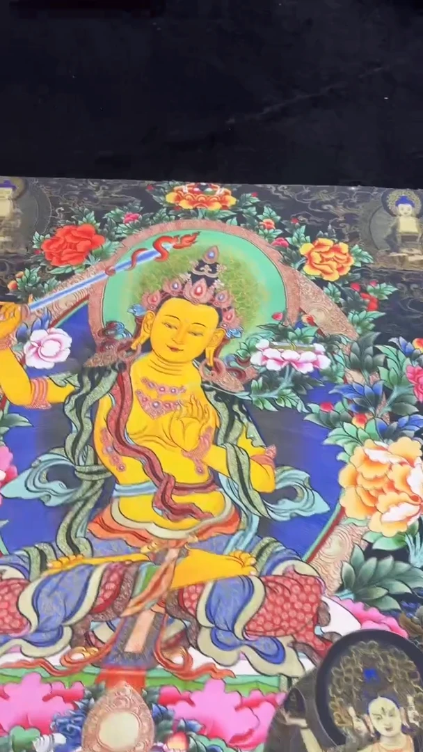 装裱画唐卡藏艺阁高端精美绘画作品TK16012