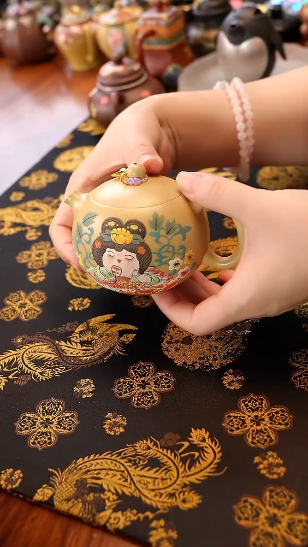 茶壶紫砂本绿西施壶 小唐人茶壶180cc