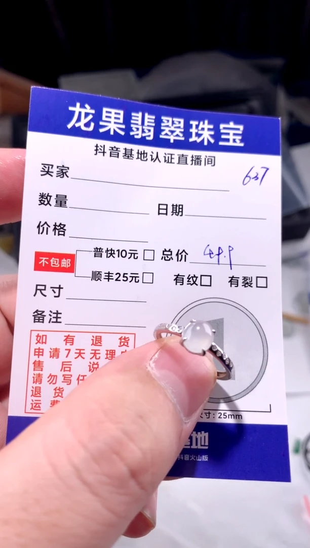 颈饰未镶嵌翡翠戒子637