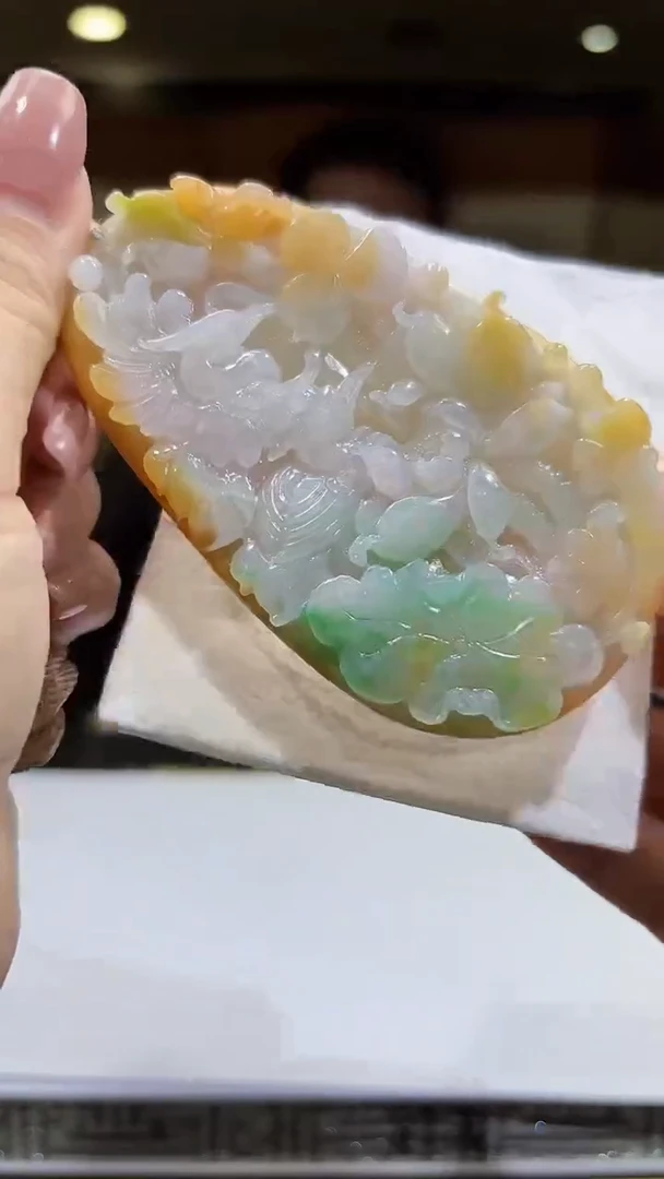 未镶嵌定制翡翠17/1222/C/花鸟