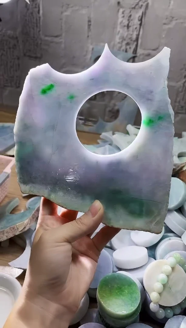 裸石翡翠天然翡翠A货 南 523