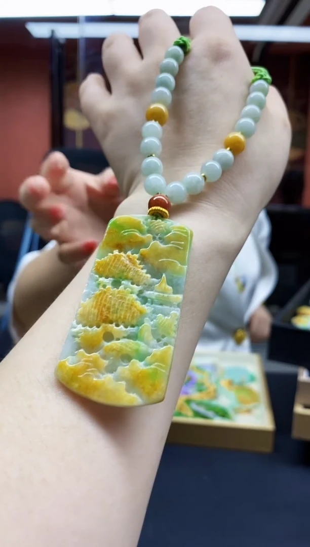颈饰未镶嵌翡翠翡翠吊坠