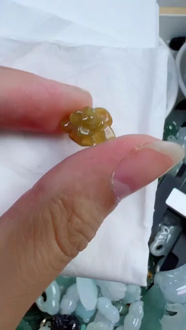 散珠翡翠325号链接，A货翡翠