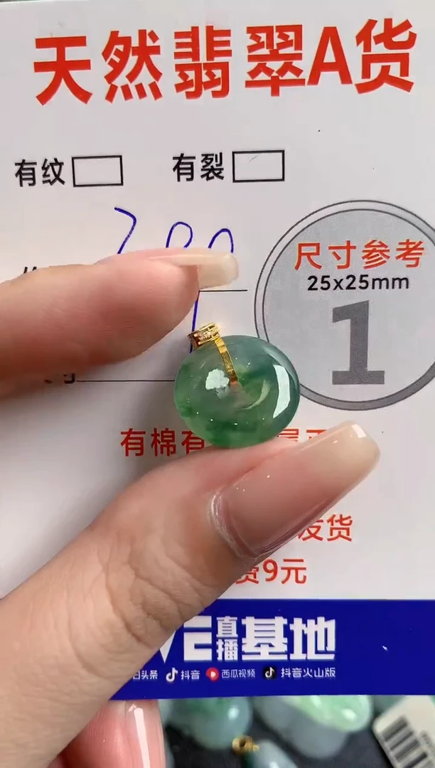 翡翠18K金镶嵌颈饰0581250811