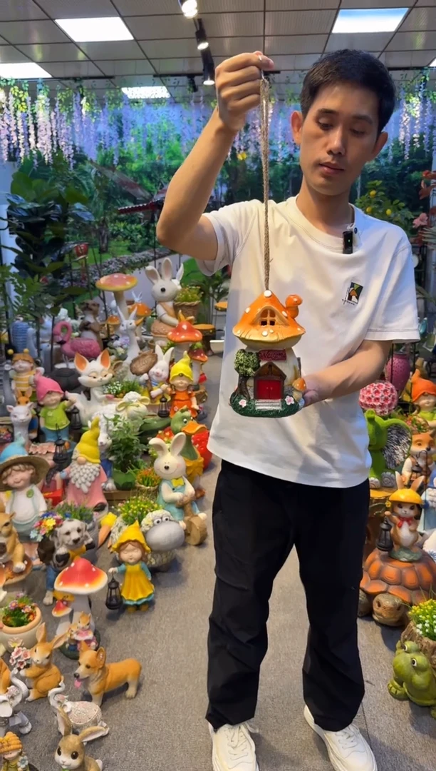 无花朵花园庭院摆件&00&