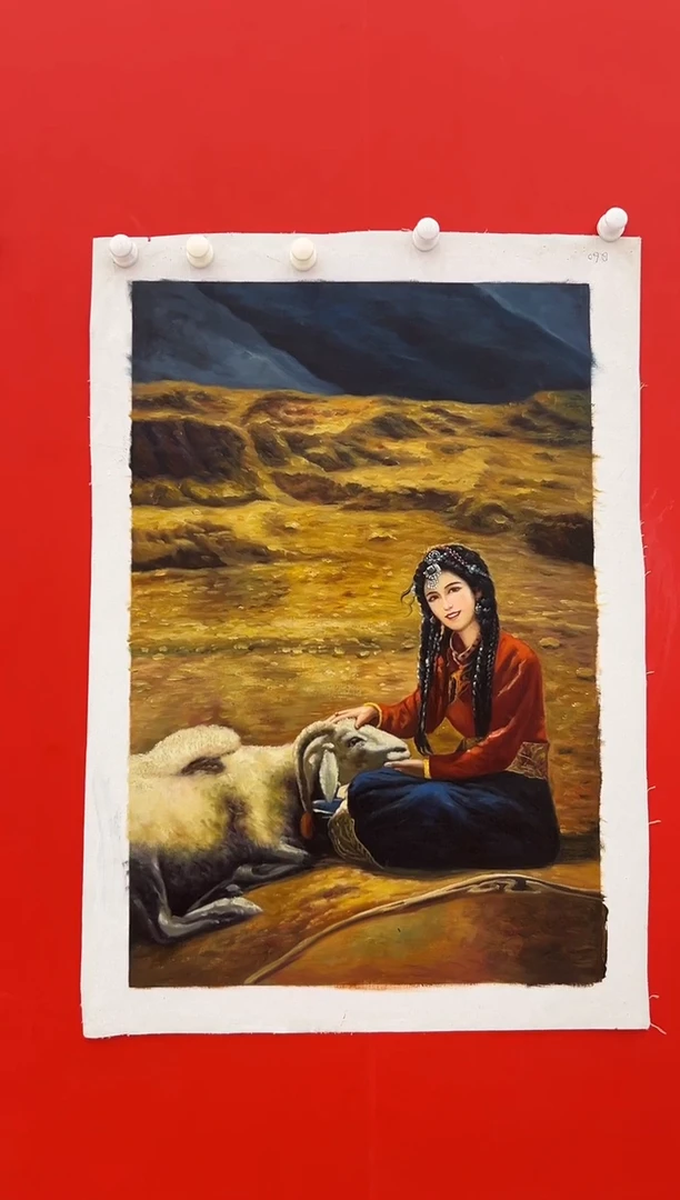 国画二郎老师油画精品