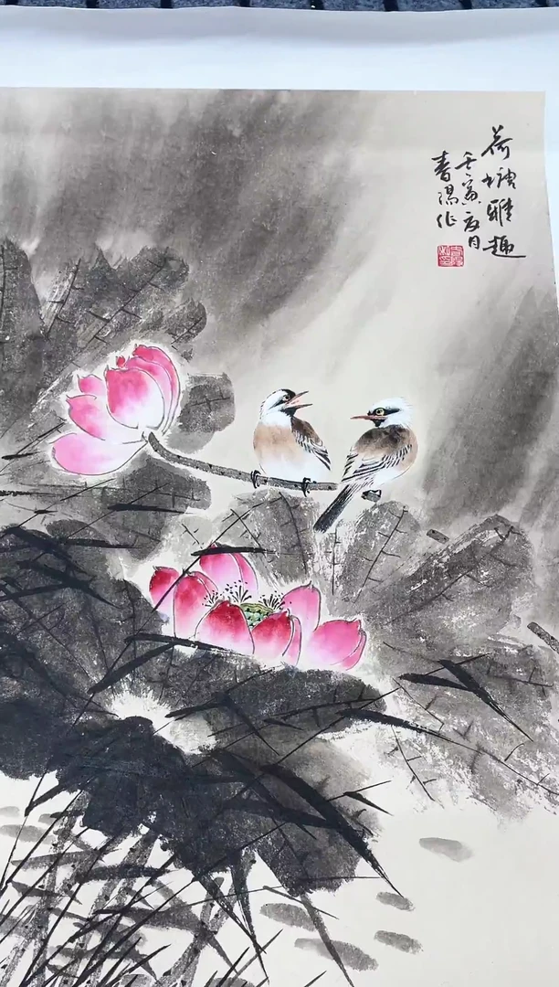 精品国画花鸟作品