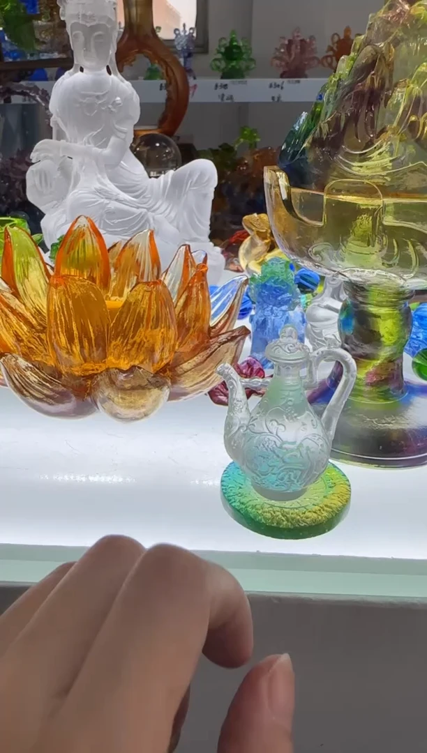 手工艺品琉璃琉璃指尖壶