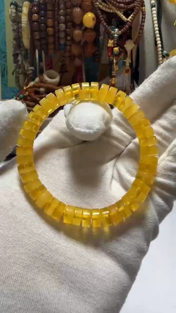 【闪购商品】蜜蜡手链未镶嵌蜜蜡手串单圈文玩