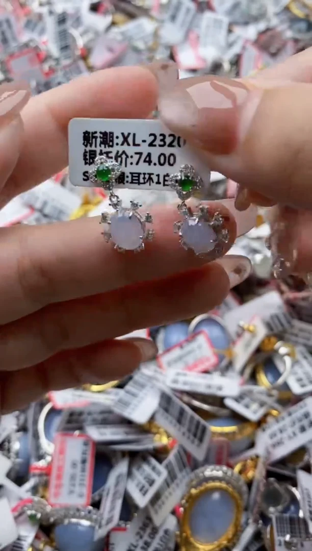 【闪购商品】翡翠戒指银S925镶嵌111111---10