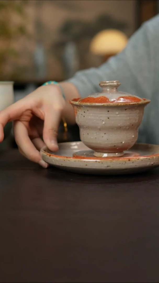 杯景德镇陶瓷柴烧手作瑕疵