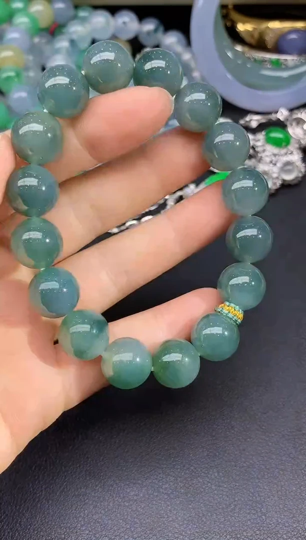 未镶嵌手串翡翠203-雪姐翡翠天天见