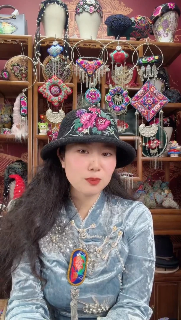 刺绣渔夫帽甜甜家