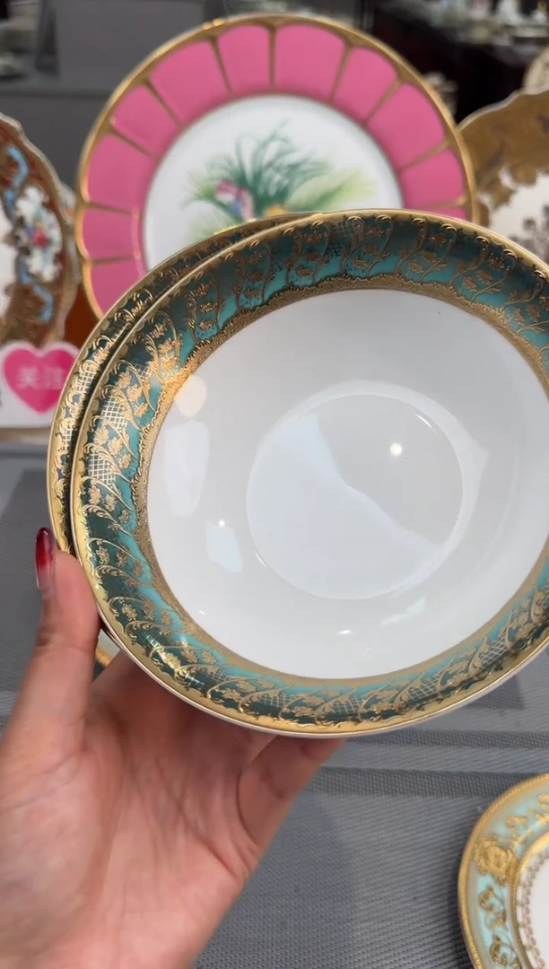 【闪购商品】瓷片6英寸水果碗2个瑕 福利价