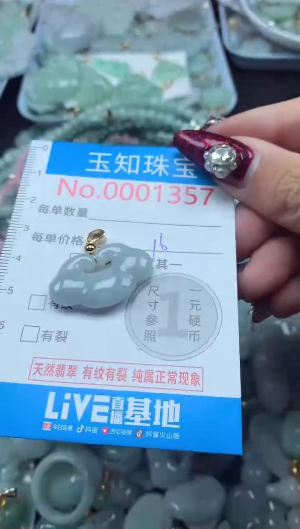 颈饰未镶嵌翡翠1357