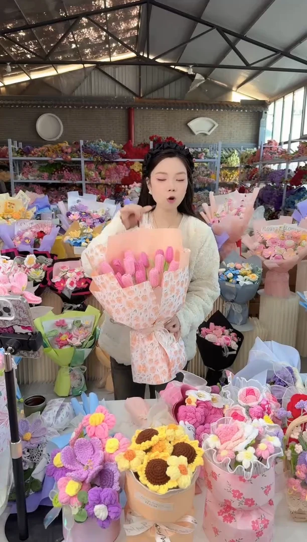 非遗手工花束，孤品清仓！！