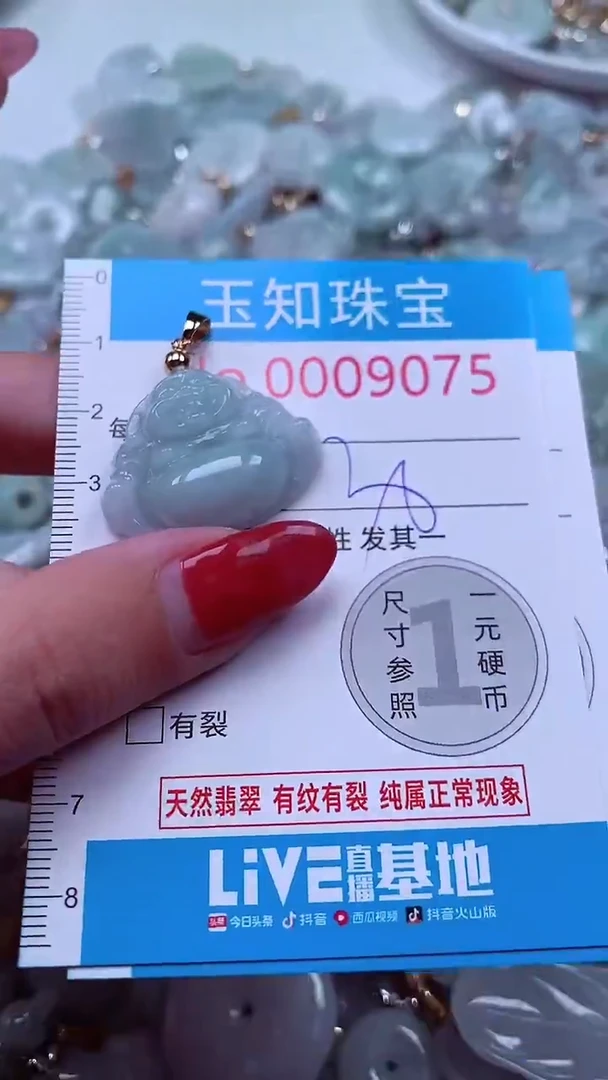 吊坠(不含链)未镶嵌翡翠9075