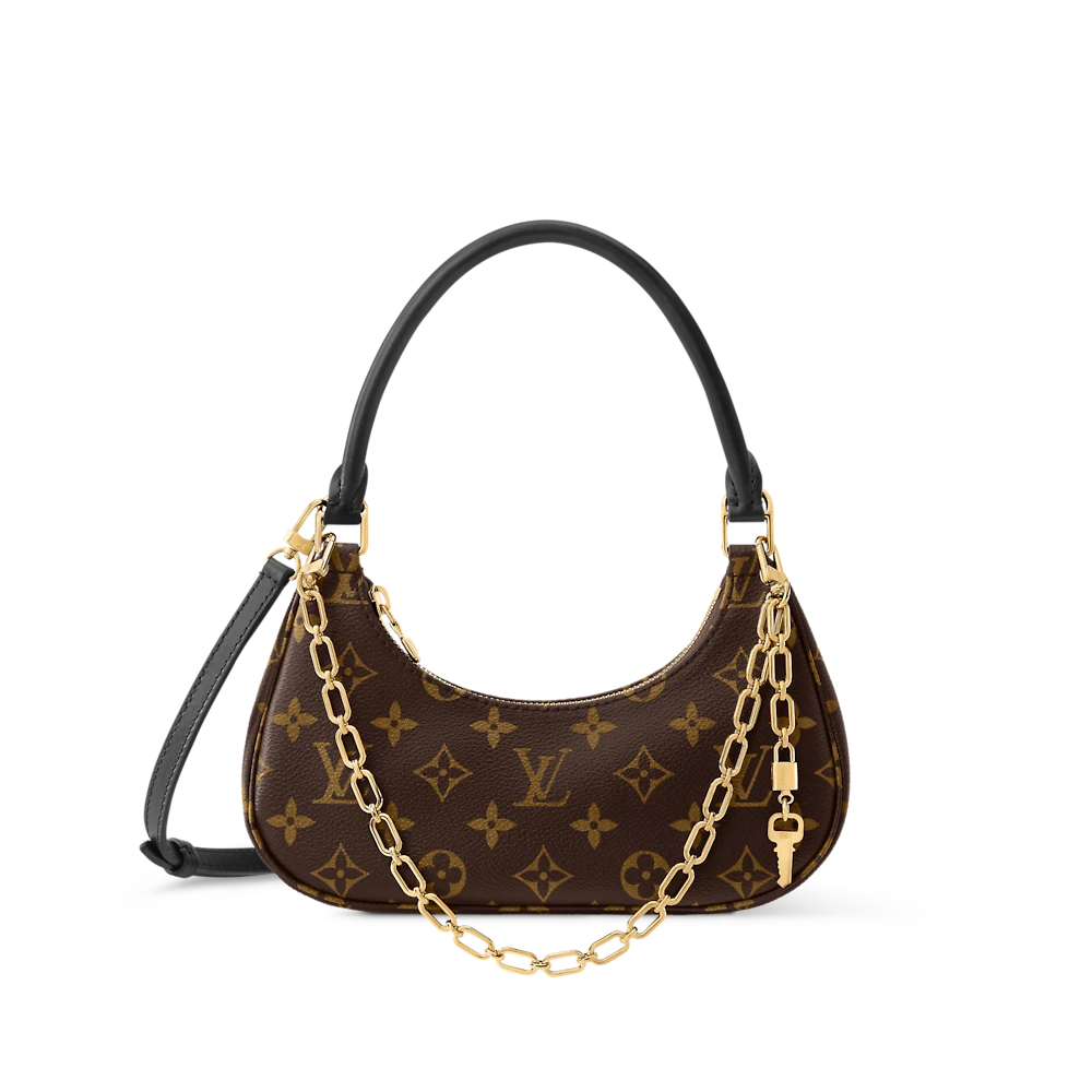 未使用 LouisVuitton/路易威登 CATCHY经典印花金属件老花手提包