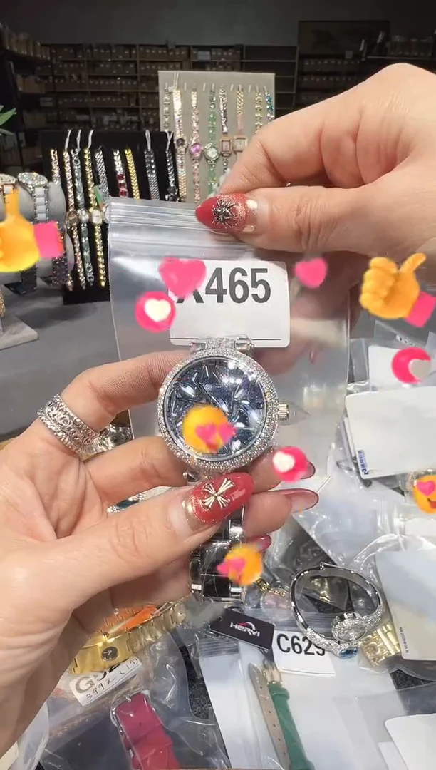 石英机芯不锈钢不锈钢直播定闪专用