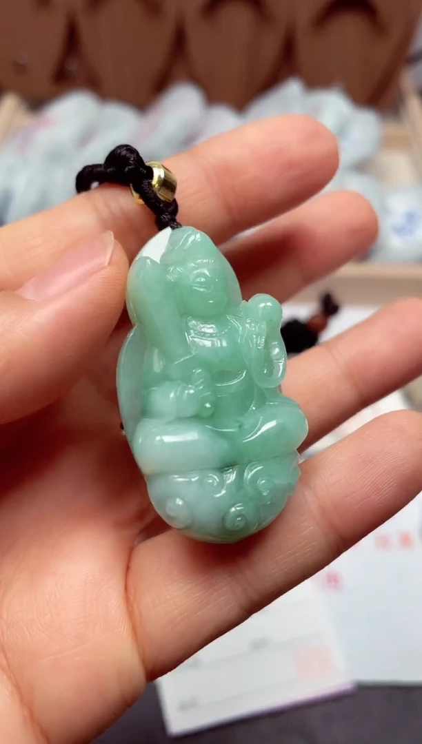 颈饰未镶嵌翡翠天然A货