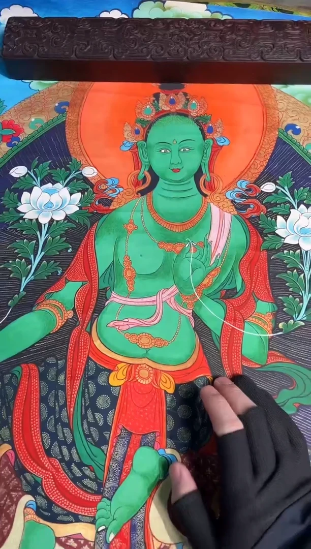 卷轴画路路的唐卡tk160