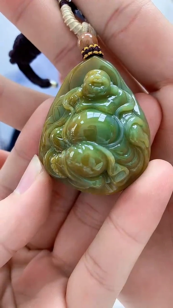 未镶嵌定制翡翠4898bb-毛货挂件55