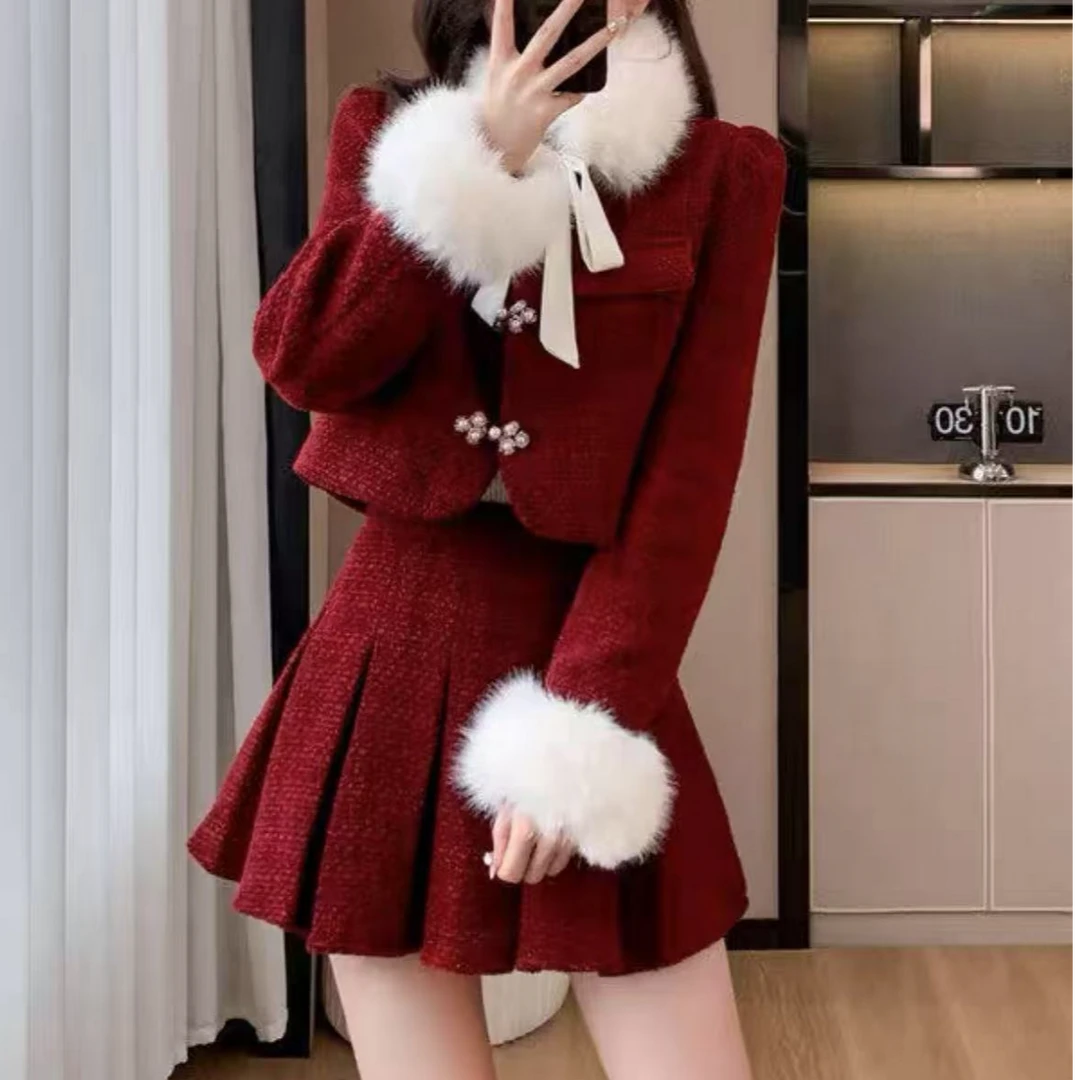 581-600富家千金款名媛小香风套装