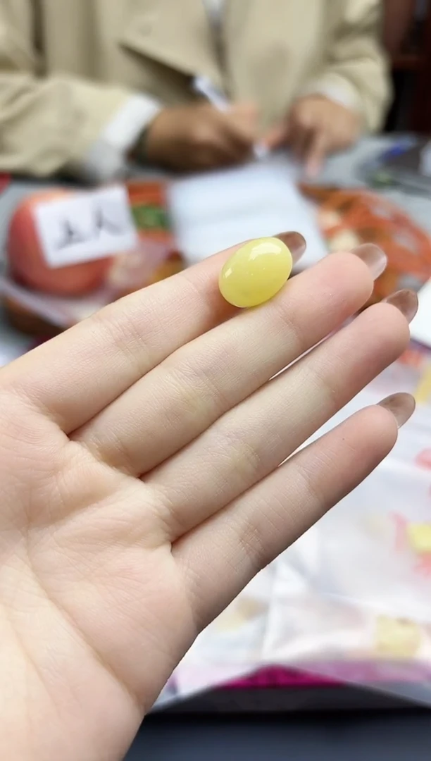 裸石蜜蜡未镶嵌蜜蜡枣珠配饰11*16mmHS