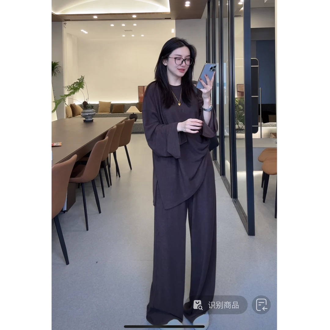 ［REVANSUN］---大骨架穿搭枝词松弛感套装1758出游服装女