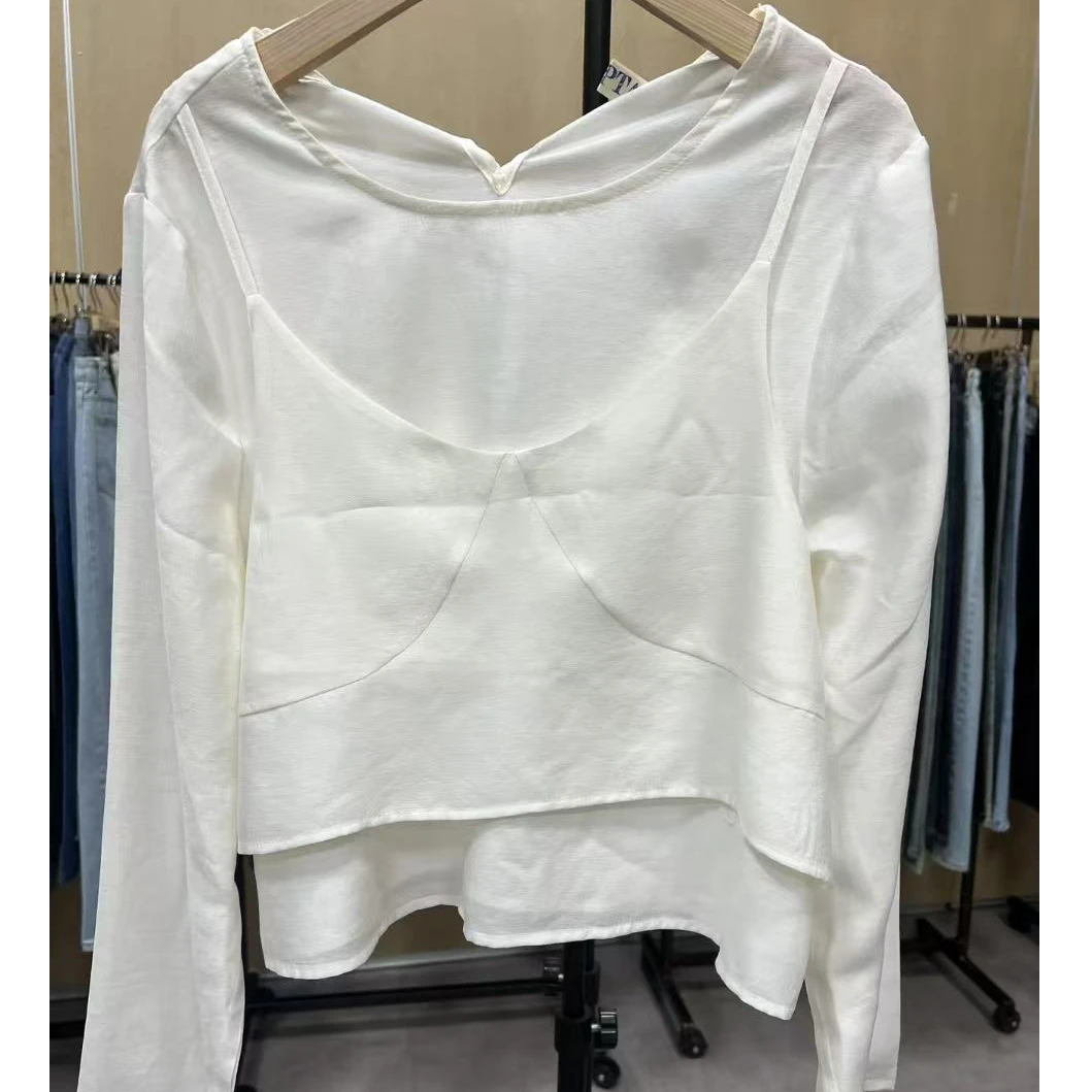 假两件雪纺衬衫（小众设计师品牌款0114）