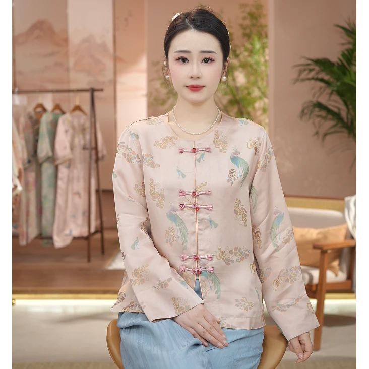 《 倾凤-外套》新中式提花国风时尚休闲防晒透气上衣外套