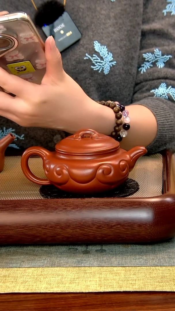 茶壶紫砂徐记福康 原矿紫砂 20
