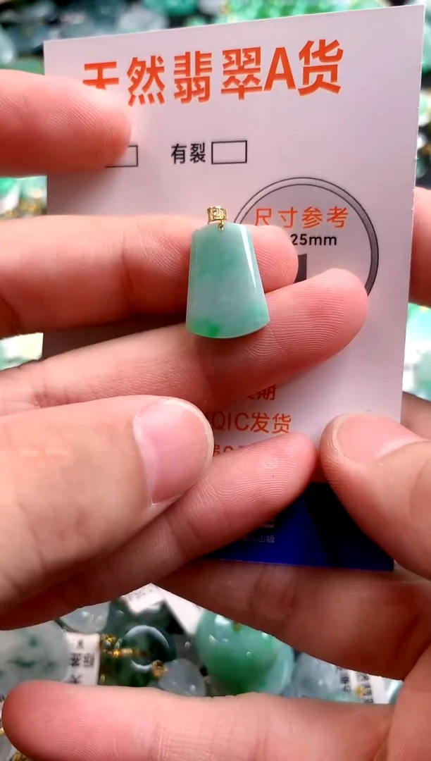 颈饰18K金镶嵌翡翠0147661007