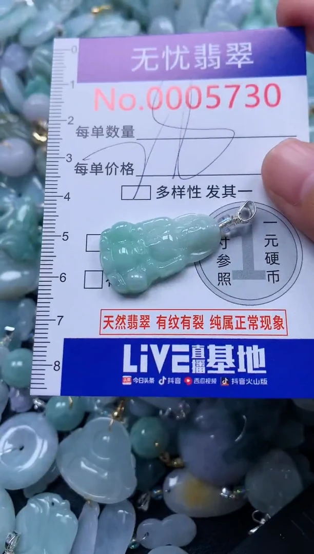 颈饰未镶嵌翡翠5730