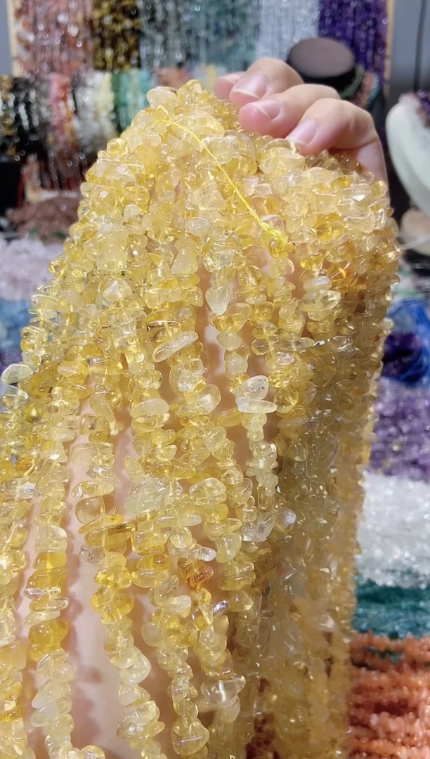 未镶嵌珠宝半成品水晶黄水晶